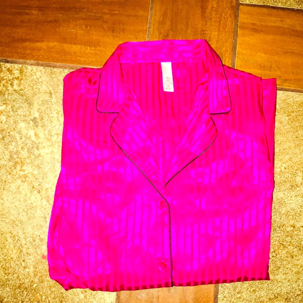 VS “silk” pajama shirt, long sleeves